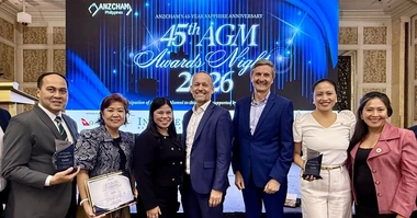 GHD leaders at the ANZCHAM Philippines Annual General Membership Meeting in Manila.