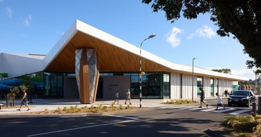 Te Ngaengae Pool and Fitness Centre - entry