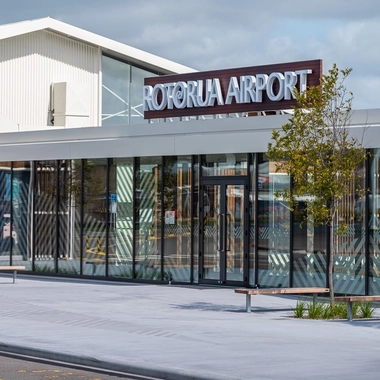 GHD Design - Rotorua Airport hero
