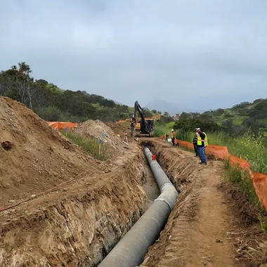 GHD water transmission pipeline