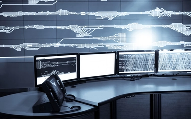 Railway control room