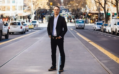 Tai Hollingsbee on Melbourne street
