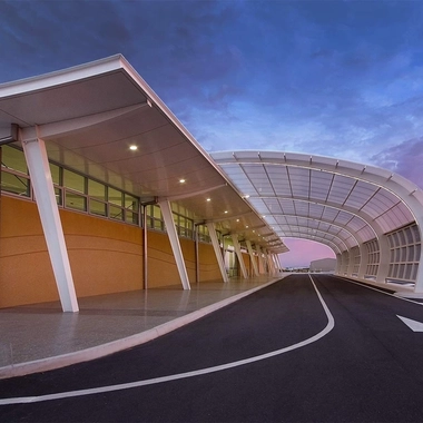 Facade of Port Lincoln Airport Terminal