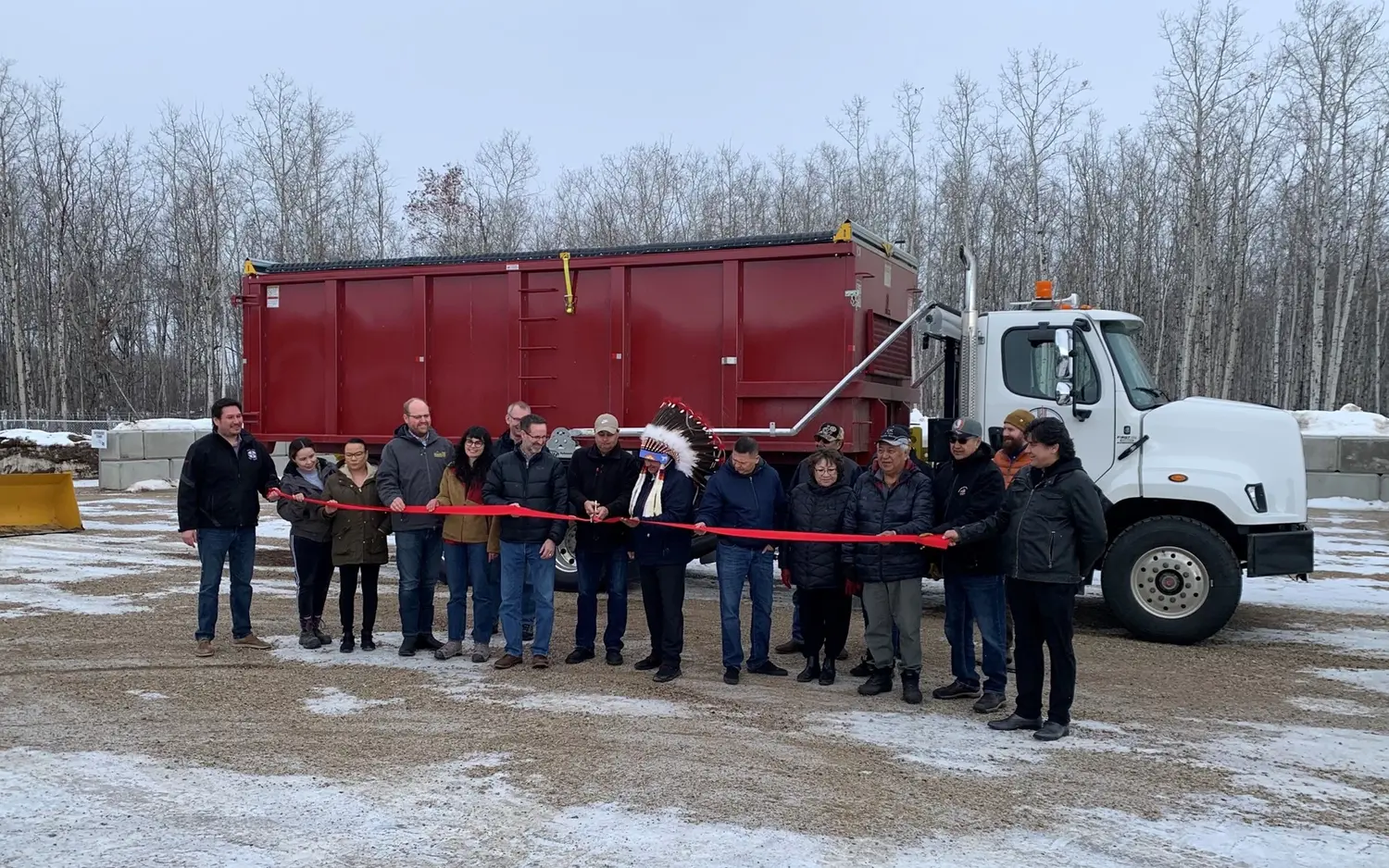 Grand Opening of the Frog Lake First Nation New Waste Transfer Station
