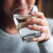 Woman Drinking Water  