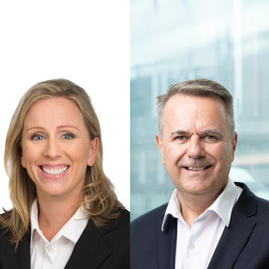 Sally Wilson (left) and Sheldon Krahe (right).