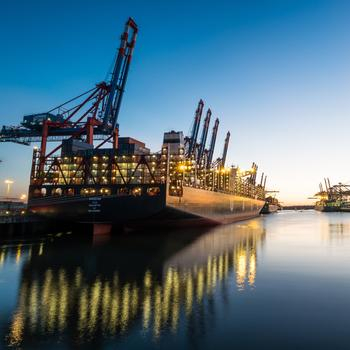 Container Ship Docked