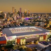 Aerial view of stadium