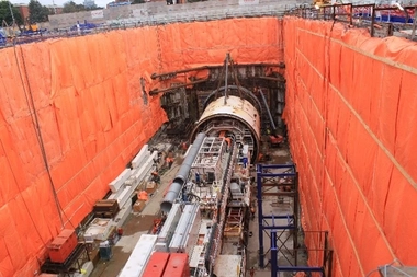 tunneling on Scarborough subway extension