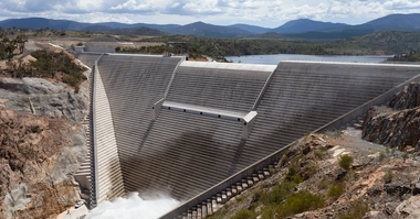 Cotter Dam in Canberra, Australia