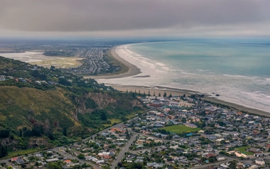 Aerial view of Fendalton, Christchurch