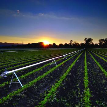 agricultural sprinkler system