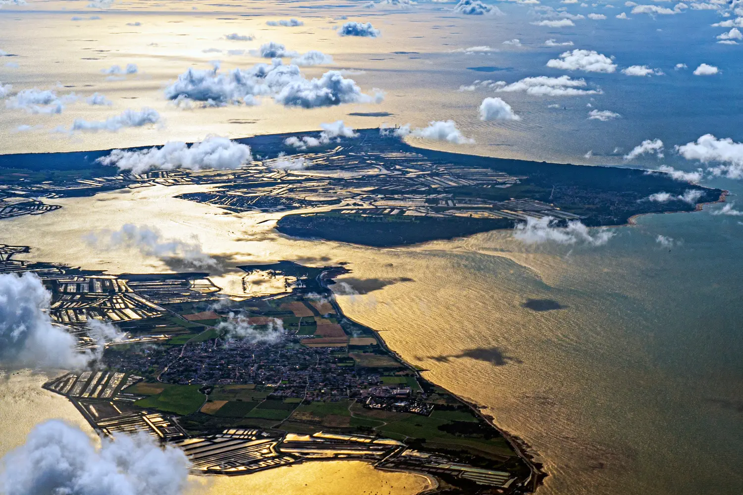 Aerial view of La Rochelle, Ile de Ré