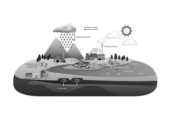 Schematic diagram showing the sources, pathways, and impacts of PFAS on the environment and human health, from the ghd Insights article on Per- and Polyfluoroalkyl Substances (PFAS)