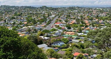 aerial view of Wesley Mt Roskill