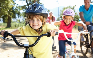 kids on cycles