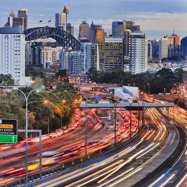Warringah Freeway in Sydney