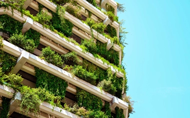 Green building facade