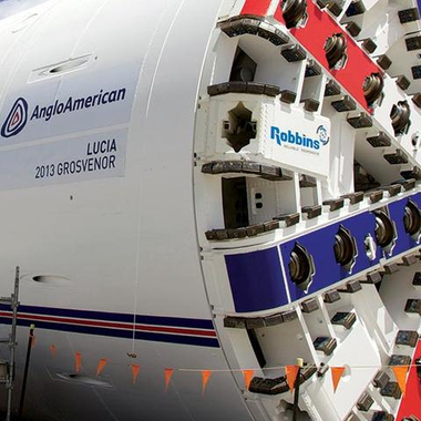 Grosvenor tunnel boring machine