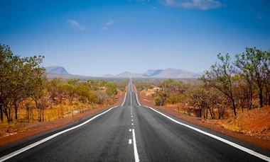 Open Road In Kimberly Western Australia