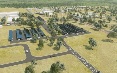 3D render of Stanwell’s FEITH site alongside research and training facilities