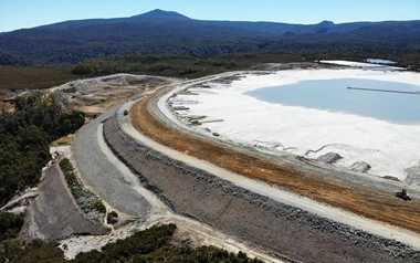 Henty Gold Mine_Rock Buttress TSF Tasmania Australia