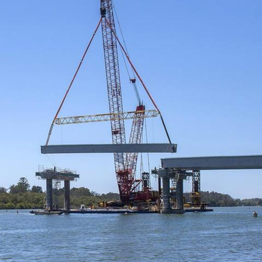 Kempsey bypass bridge construction project