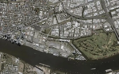 aerial view of Hamilton Northshore