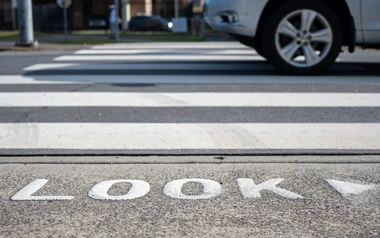 Pedestrian crossing in Sydney, Australia