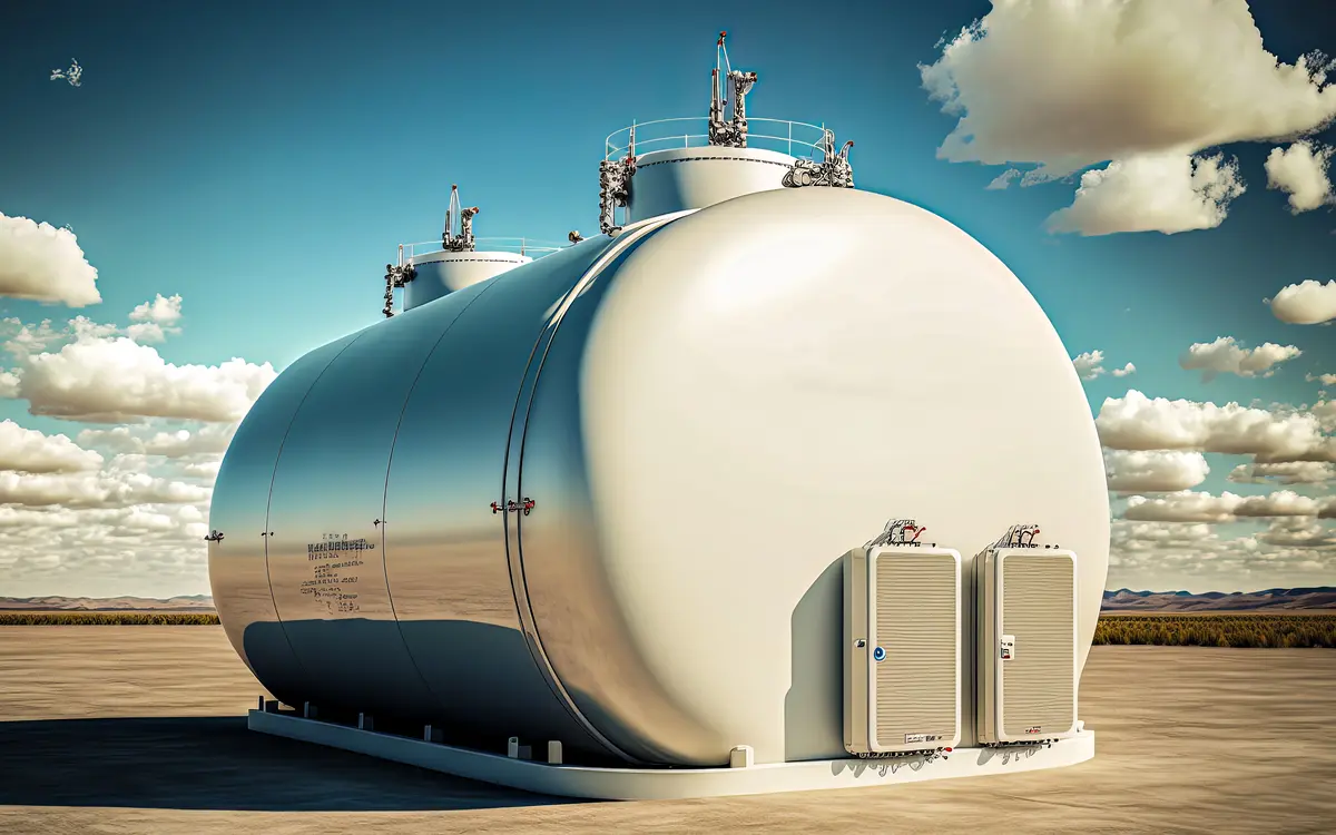 Hydrogen production and storage tank