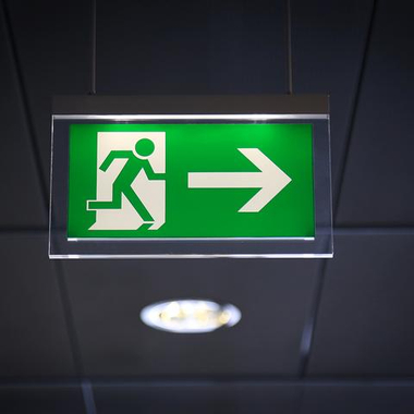 emergency exit sign