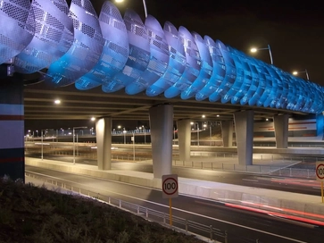 Sky Ribbon structure at the Tonkin Highway 