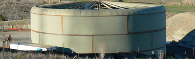 American canyon water tank construction