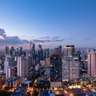 Aerial view of Manila