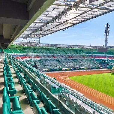 bleachers at Allianz Arena 